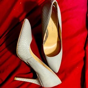 Gray Jessica Simpson Heels